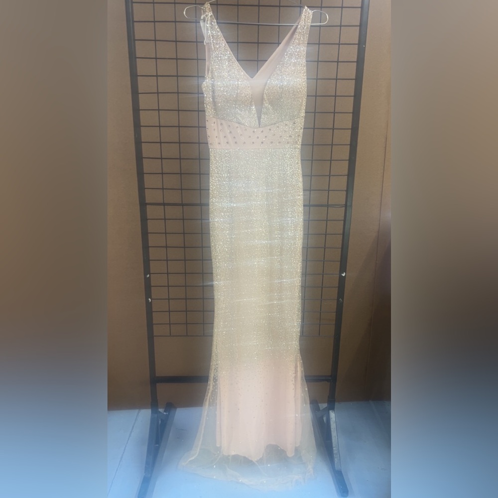 Sparkling Gold Maxi Dress